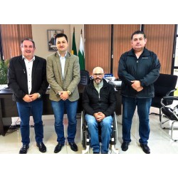 Prefeitura de Balsa Nova recebe a visita do Pastor Marcos Fogaça